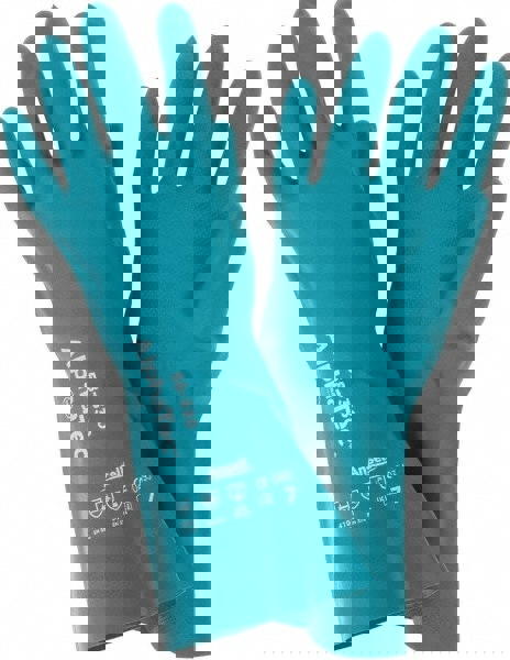 Series 58-330 Chemical Resistant Gloves: Size Small, 12.00 Thick, Nitrile, Nitrile, Supported,